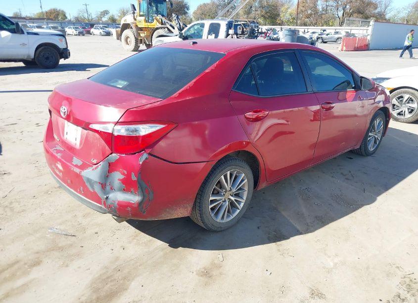 Photo 4 of 2014 Toyota Corolla L/LE/LE PLS/PRM/S/S PLS (VIN 5YFBURHE3EP022749)