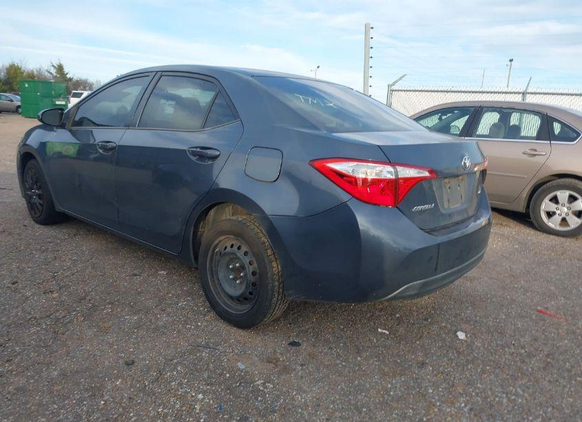 Photo 3 of 2014 Toyota Corolla LE (VIN 5YFBURHE3EP099783)