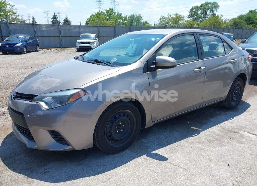 Photo 2 of 2014 Toyota Corolla LE (VIN 5YFBURHE3EP128800)