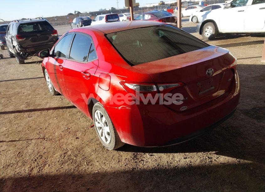 Photo 3 of 2014 Toyota Corolla LE (VIN 5YFBURHE3EP164289)