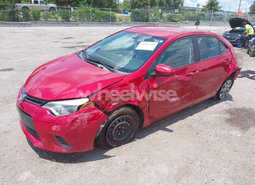 Photo 2 of 2016 Toyota Corolla LE (VIN 5YFBURHE3GP396717)