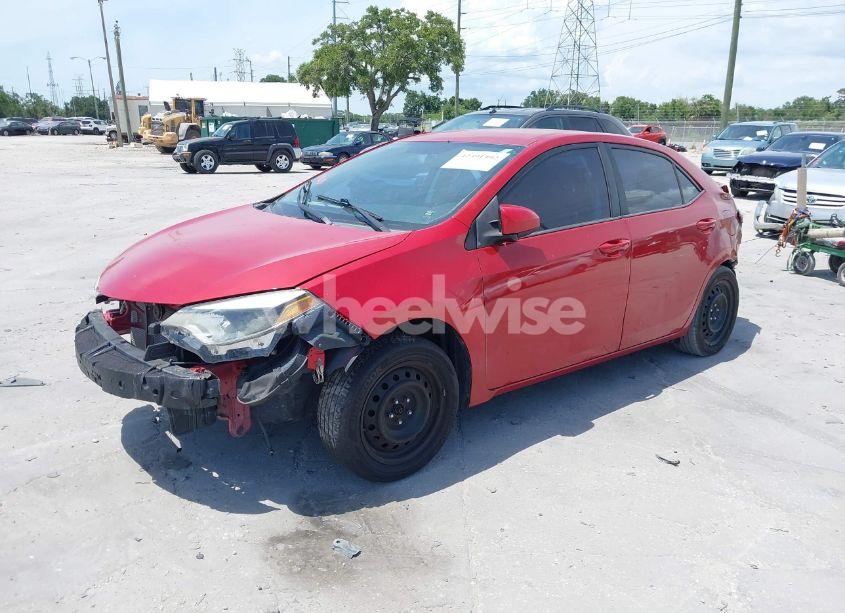 Photo 2 of 2014 Toyota Corolla LE (VIN 5YFBURHE4EP044761)