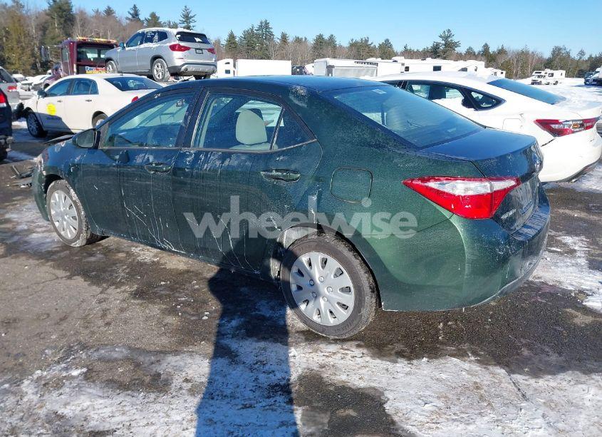 Photo 3 of 2014 Toyota Corolla LE (VIN 5YFBURHE4EP053766)