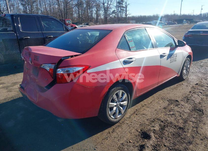 Photo 4 of 2016 Toyota Corolla LE (VIN 5YFBURHE4GP445679)