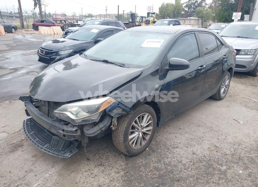 Photo 2 of 2015 Toyota Corolla LE PLUS (VIN 5YFBURHE5FP206964)
