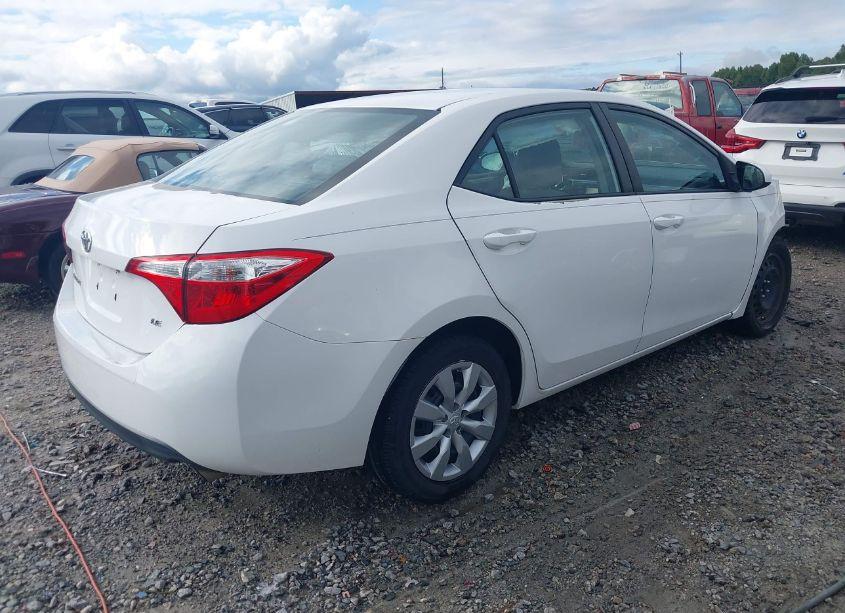 Photo 4 of 2016 Toyota Corolla LE (VIN 5YFBURHE5GP390594)