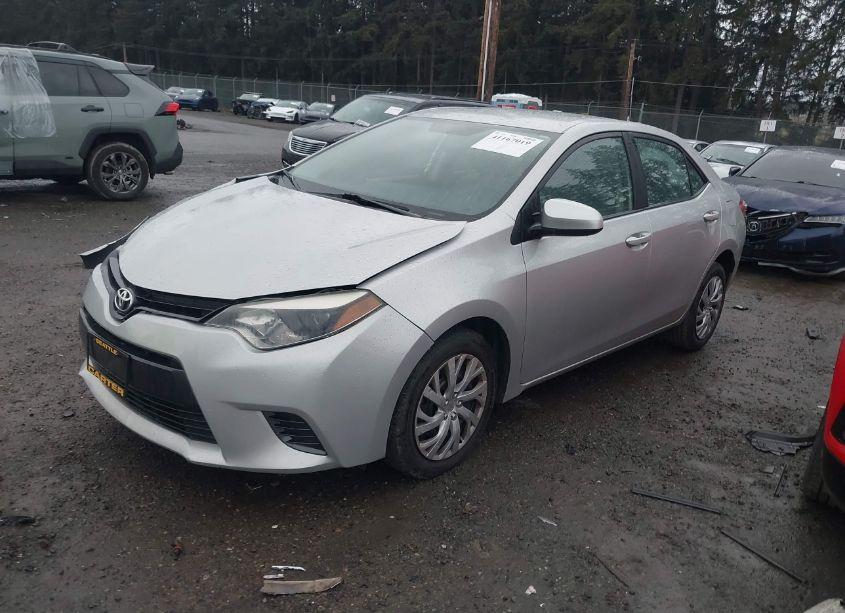 Photo 2 of 2016 Toyota Corolla LE (VIN 5YFBURHE5GP408785)