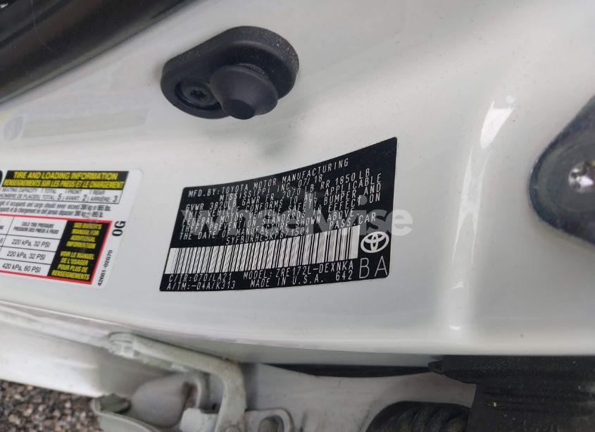 Photo 9 of 2019 Toyota Corolla XLE (VIN 5YFBURHE5KP871504)