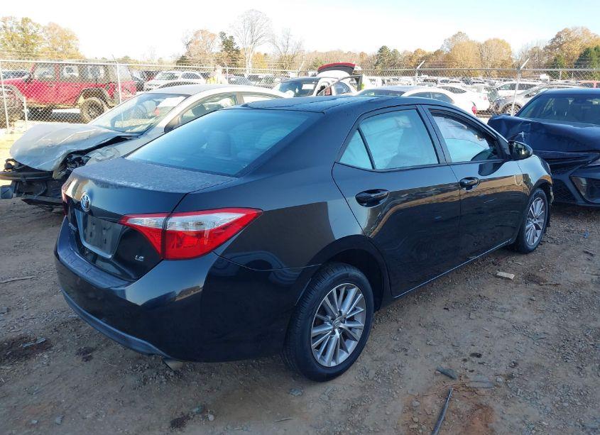 Photo 4 of 2014 Toyota Corolla LE PLUS (VIN 5YFBURHE6EP165503)