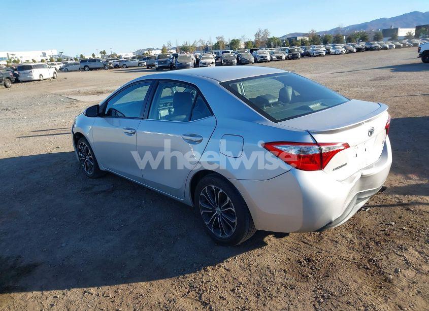 Photo 3 of 2014 Toyota Corolla S PLUS (VIN 5YFBURHE6EP170233)