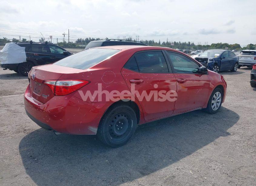 Photo 4 of 2016 Toyota Corolla LE (VIN 5YFBURHE6GP568979)