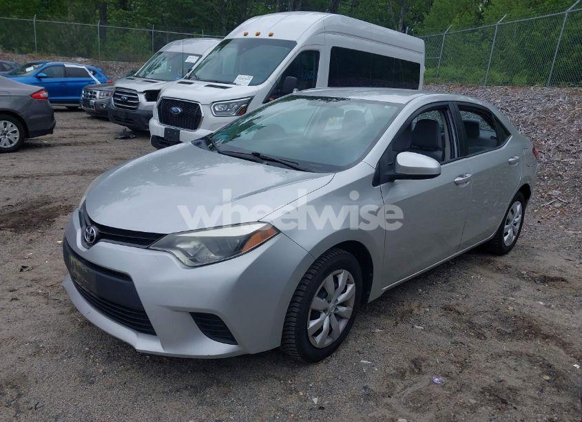 Photo 2 of 2014 Toyota Corolla LE (VIN 5YFBURHE7EP160925)
