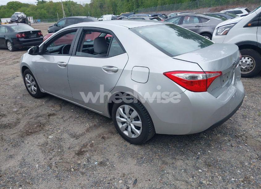 Photo 3 of 2014 Toyota Corolla LE (VIN 5YFBURHE7EP160925)