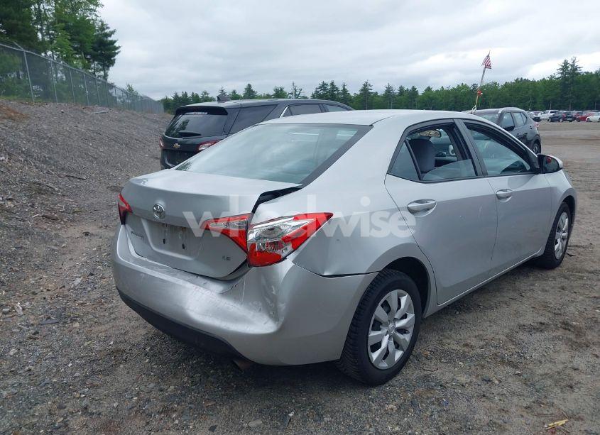 Photo 4 of 2014 Toyota Corolla LE (VIN 5YFBURHE7EP160925)
