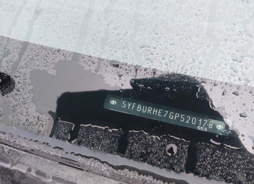 Photo 9 of 2016 Toyota Corolla LE (VIN 5YFBURHE7GP520178)