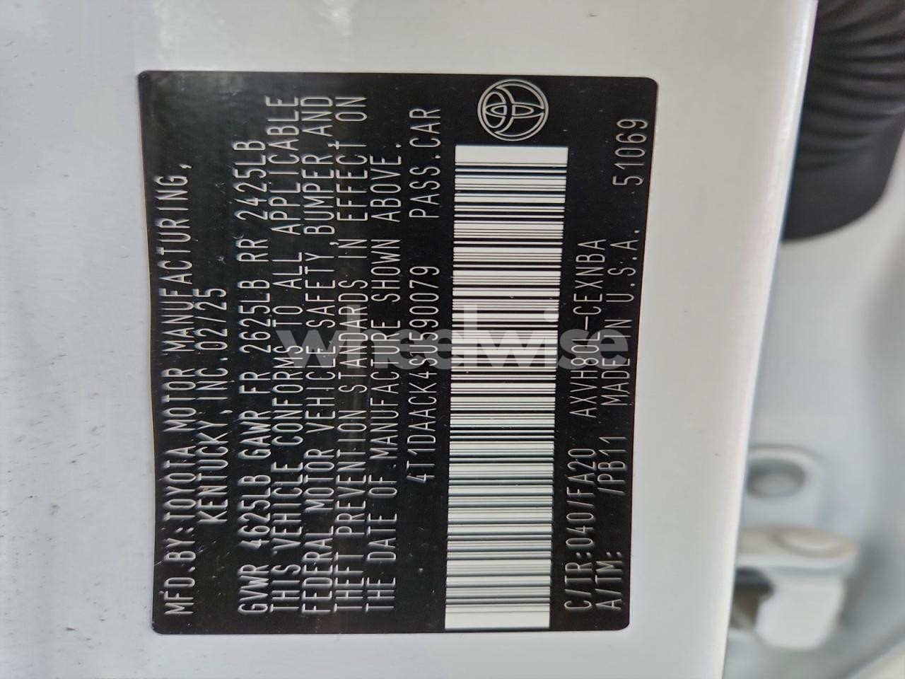 Photo 12 of 2025 TOYOTA CAMRY XSE (VIN 5YFBURHE7GP564522)