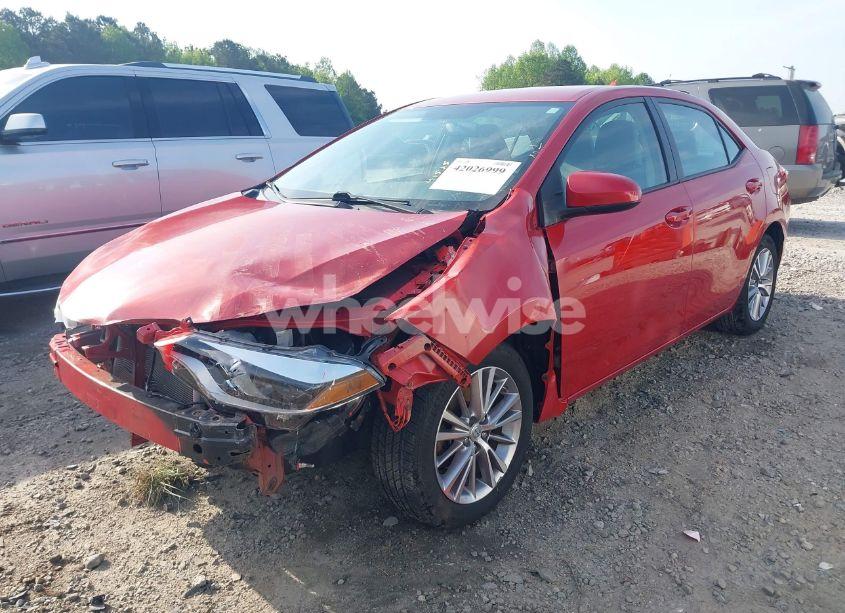 Photo 2 of 2014 Toyota Corolla LE PLUS (VIN 5YFBURHE8EP043631)