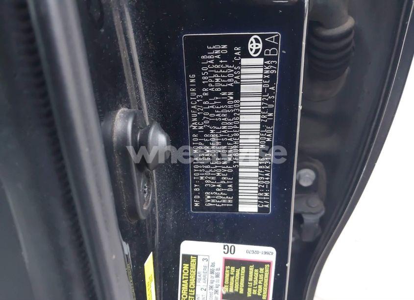 Photo 9 of 2014 Toyota Corolla LE (VIN 5YFBURHE8EP062308)