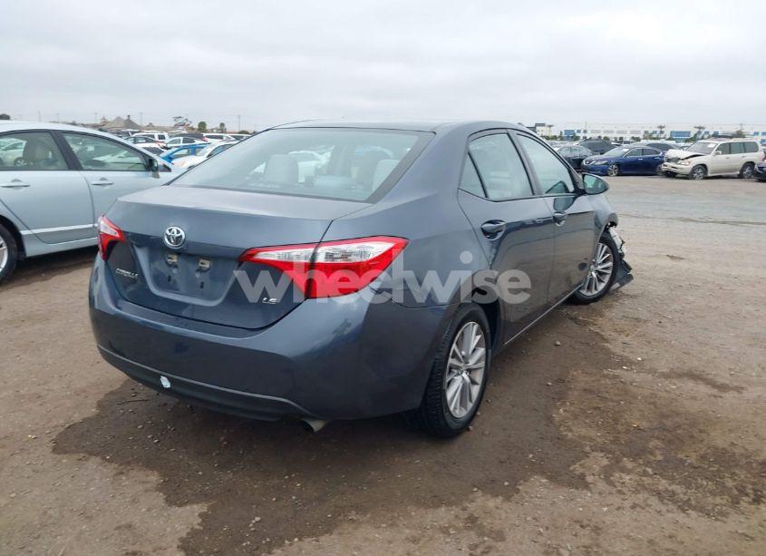 Photo 4 of 2014 Toyota Corolla LE PLUS (VIN 5YFBURHE8EP107828)