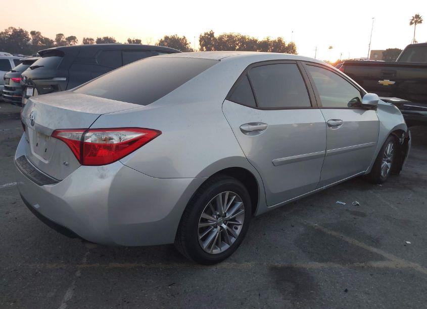 Photo 4 of 2014 Toyota Corolla LE PLUS (VIN 5YFBURHE8EP177295)