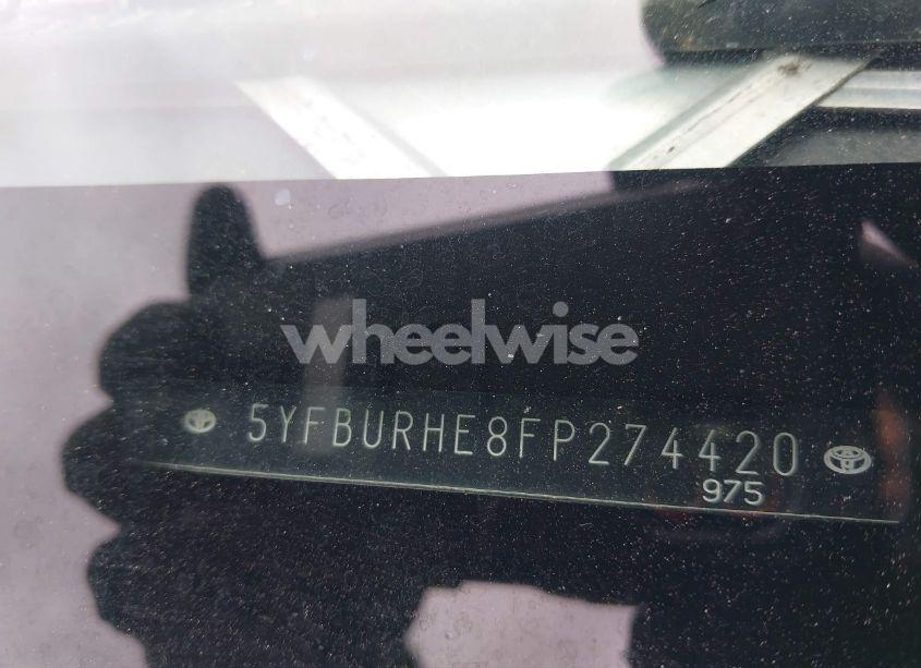 Photo 9 of 2015 Toyota Corolla S PLUS (VIN 5YFBURHE8FP274420)