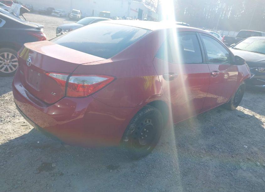 Photo 4 of 2014 Toyota Corolla LE (VIN 5YFBURHE9EP062687)