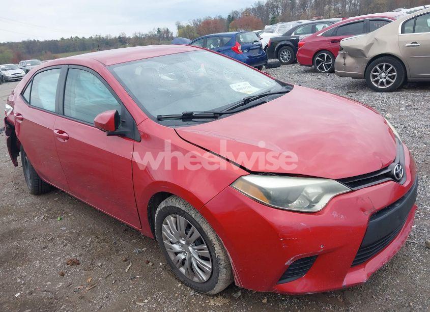 2014 Toyota Corolla LE (VIN 5YFBURHE9EP072801) main photo