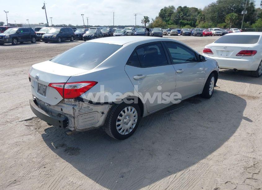 Photo 4 of 2014 Toyota Corolla LE (VIN 5YFBURHE9EP080980)