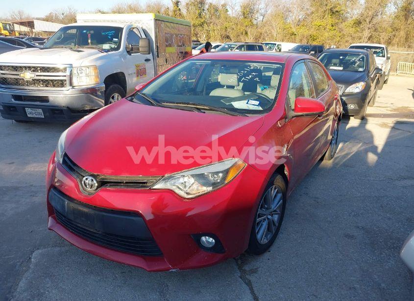 Photo 2 of 2014 Toyota Corolla LE PLUS (VIN 5YFBURHEXEP015619)