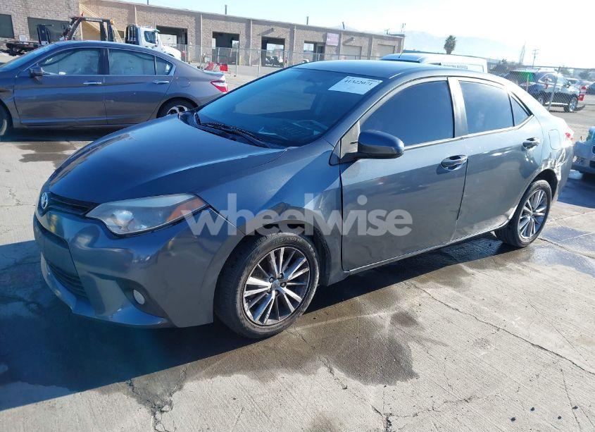 Photo 2 of 2014 Toyota Corolla LE PLUS (VIN 5YFBURHEXEP017046)