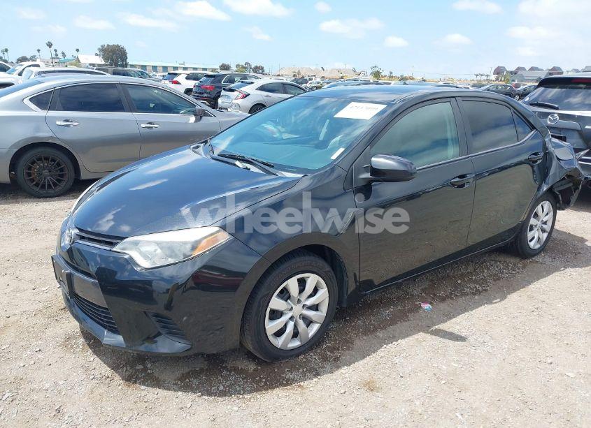 Photo 2 of 2015 Toyota Corolla LE (VIN 5YFBURHEXFP184931)