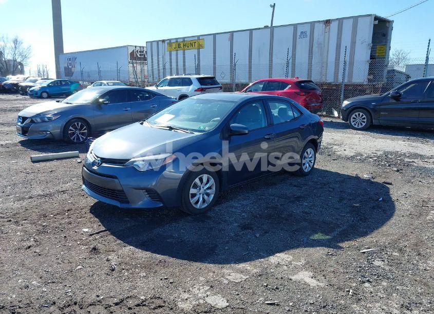 Photo 2 of 2015 Toyota Corolla LE (VIN 5YFBURHEXFP263886)
