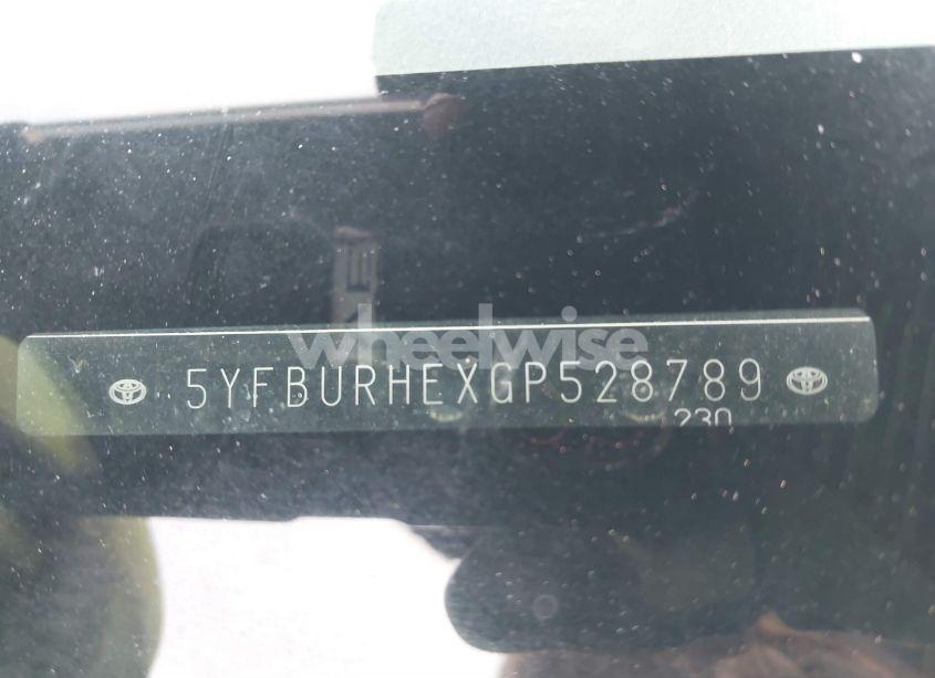 Photo 9 of 2016 Toyota Corolla S PLUS (VIN 5YFBURHEXGP528789)