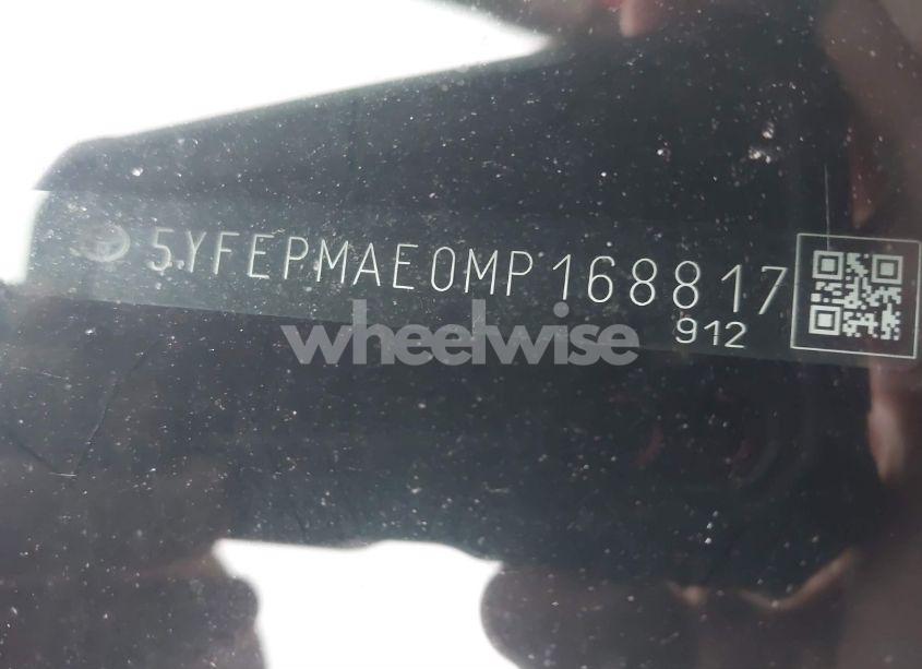 Photo 9 of 2021 Toyota Corolla LE (VIN 5YFEPMAE0MP168817)