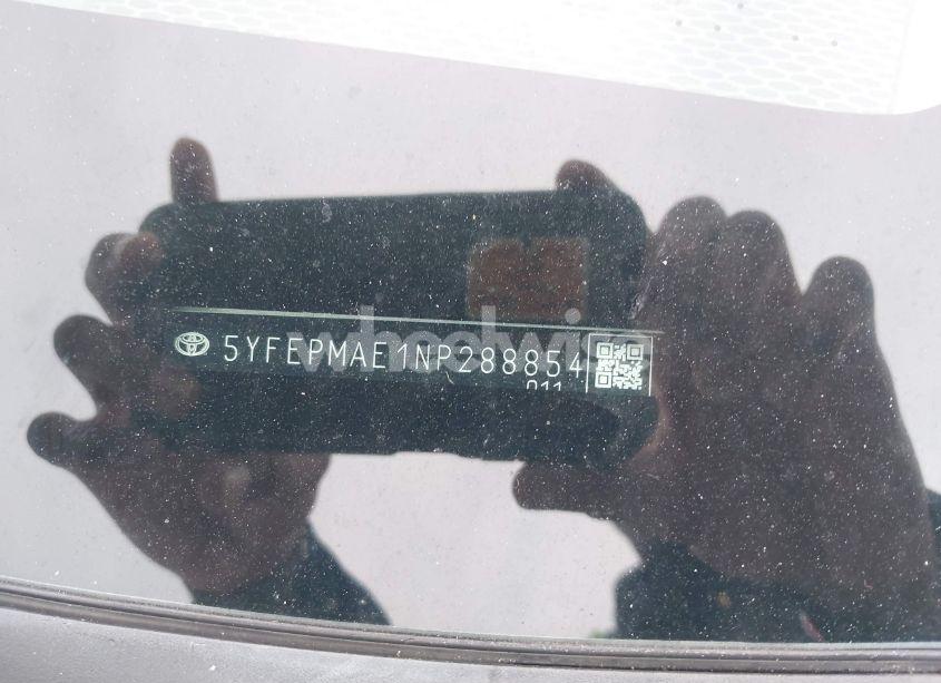 Photo 9 of 2022 Toyota Corolla LE (VIN 5YFEPMAE1NP288854)