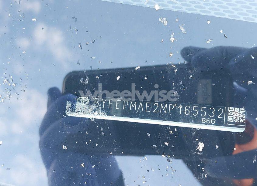 Photo 9 of 2021 Toyota Corolla LE (VIN 5YFEPMAE2MP165532)