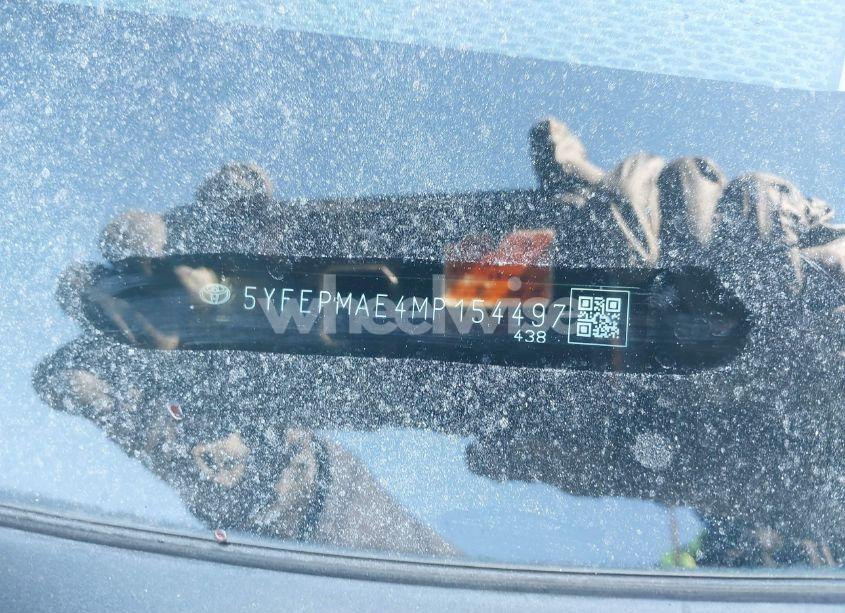 Photo 9 of 2021 Toyota Corolla LE (VIN 5YFEPMAE4MP154497)