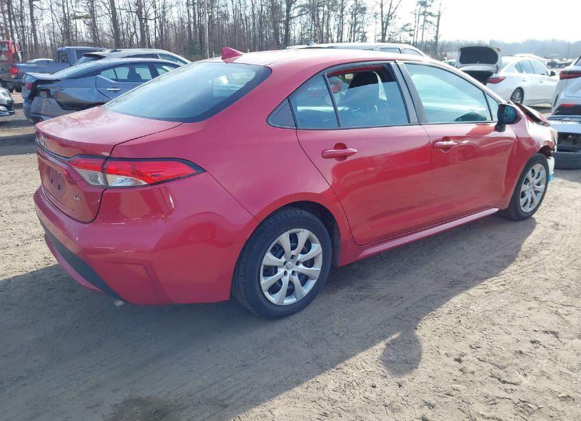 Photo 4 of 2021 Toyota Corolla LE (VIN 5YFEPMAE4MP164396)