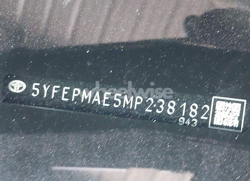 Photo 9 of 2021 Toyota Corolla LE (VIN 5YFEPMAE5MP238182)