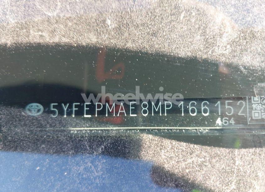 Photo 9 of 2021 Toyota Corolla LE (VIN 5YFEPMAE8MP166152)