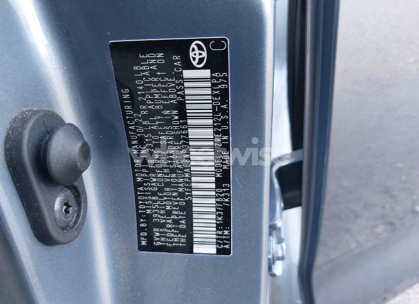 Photo 9 of 2022 Toyota Corolla LE (VIN 5YFEPMAE8NP377661)