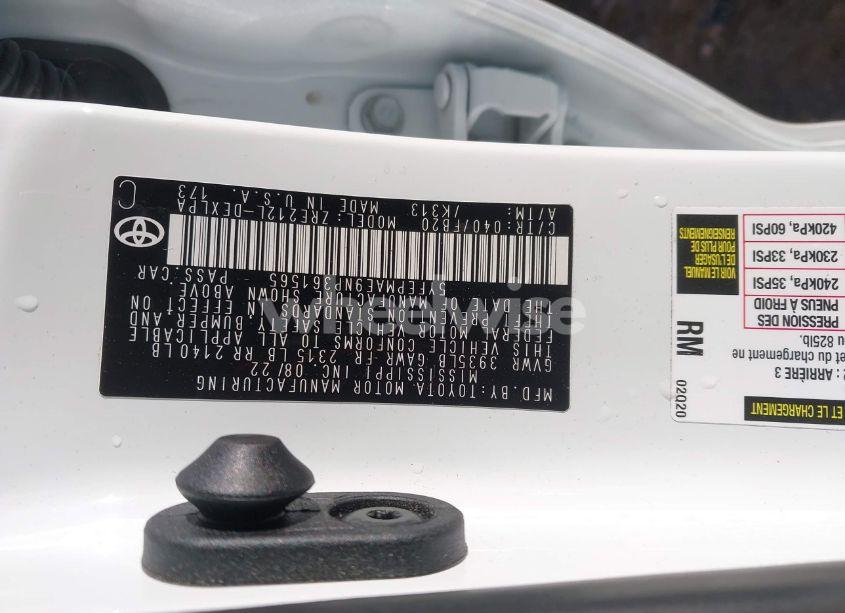 Photo 9 of 2022 Toyota Corolla LE (VIN 5YFEPMAE9NP361565)