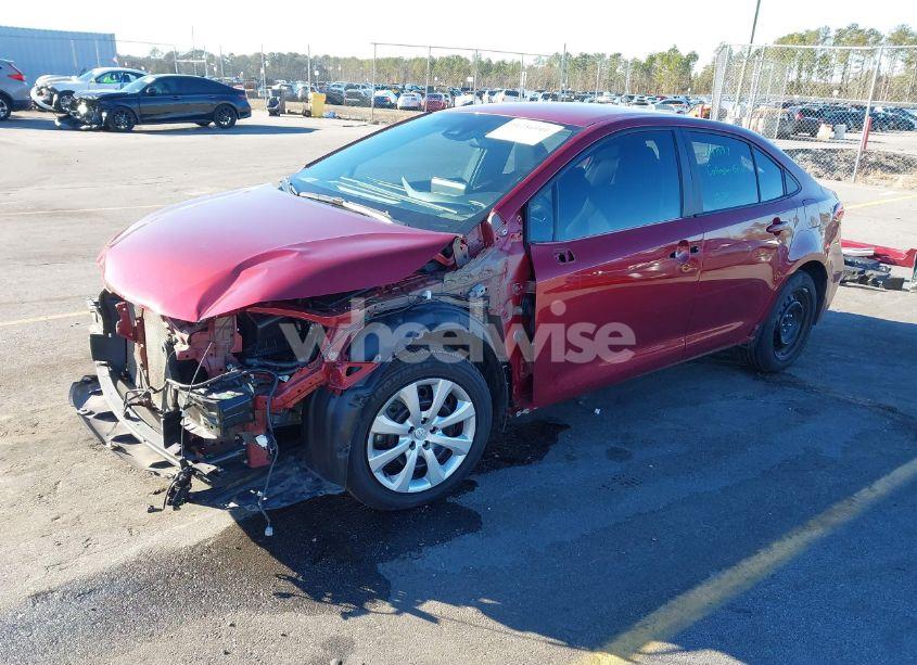 Photo 2 of 2022 Toyota Corolla LE (VIN 5YFEPMAE9NP371724)