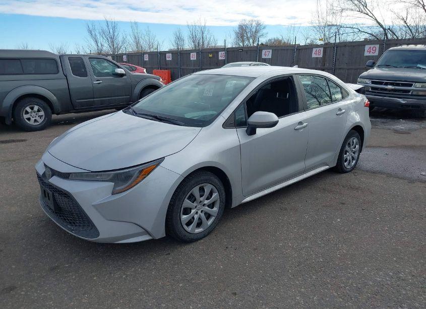 Photo 2 of 2021 Toyota Corolla LE (VIN 5YFEPMAEXMP249615)