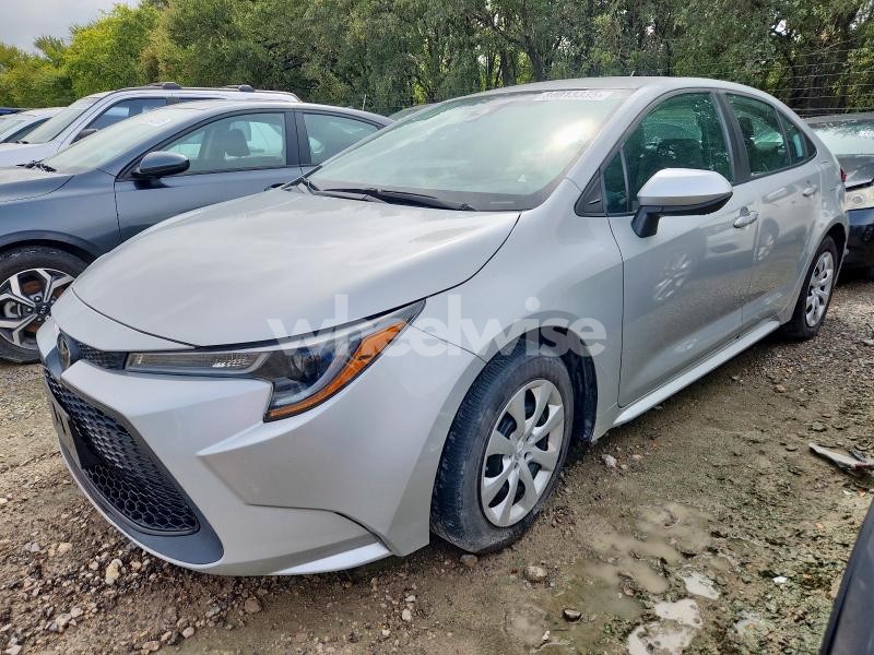 Photo 3 of 2022 TOYOTA COROLLA LE (VIN 5YFEPMAEXNP384644)