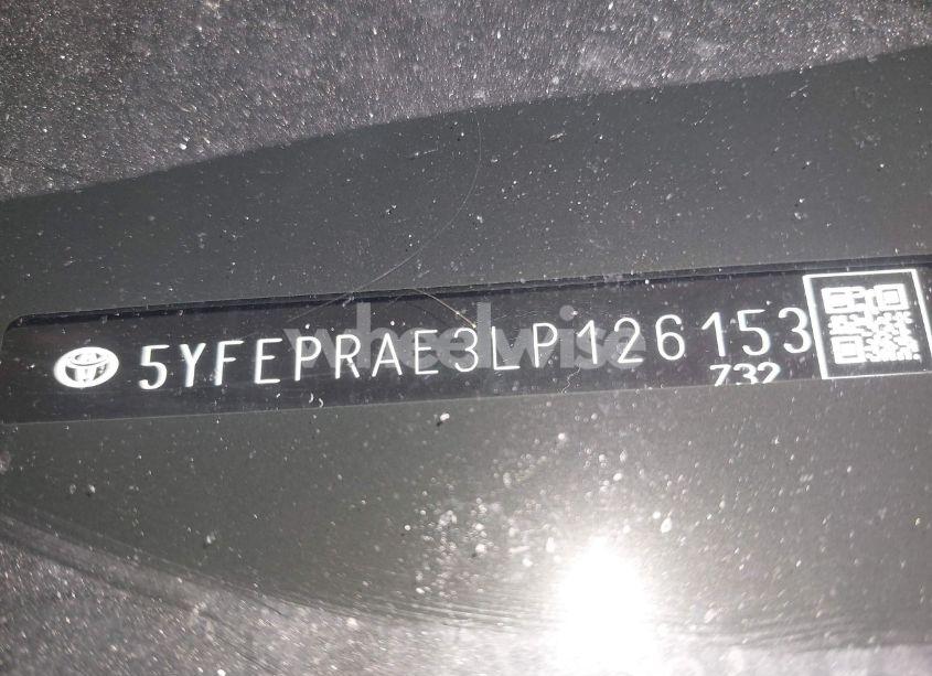 Photo 17 of 2020 Toyota Corolla LE (VIN 5YFEPRAE3LP126153)