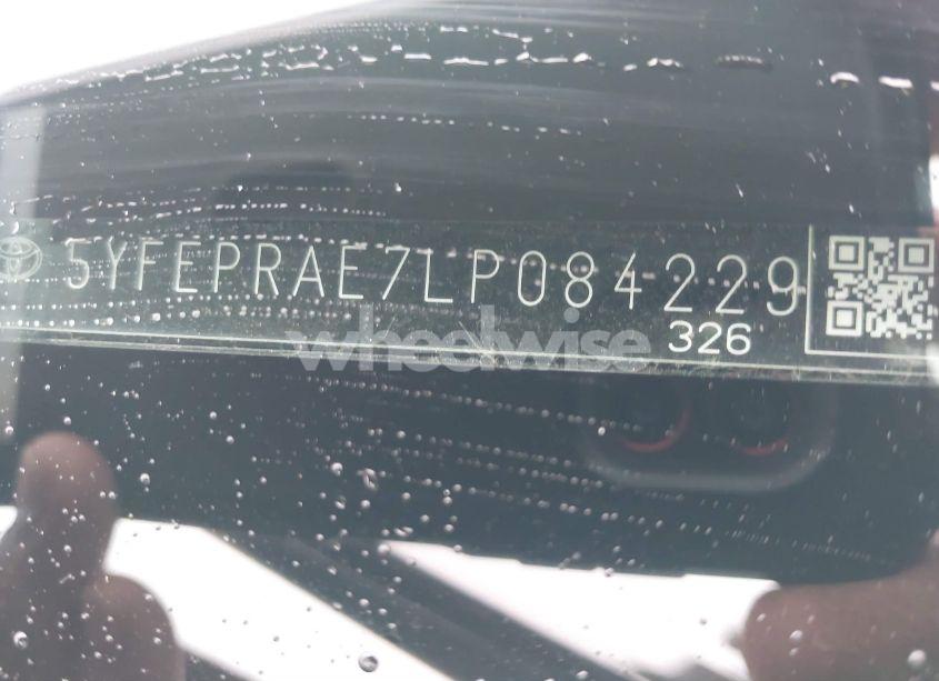 Photo 9 of 2020 Toyota Corolla LE (VIN 5YFEPRAE7LP084229)