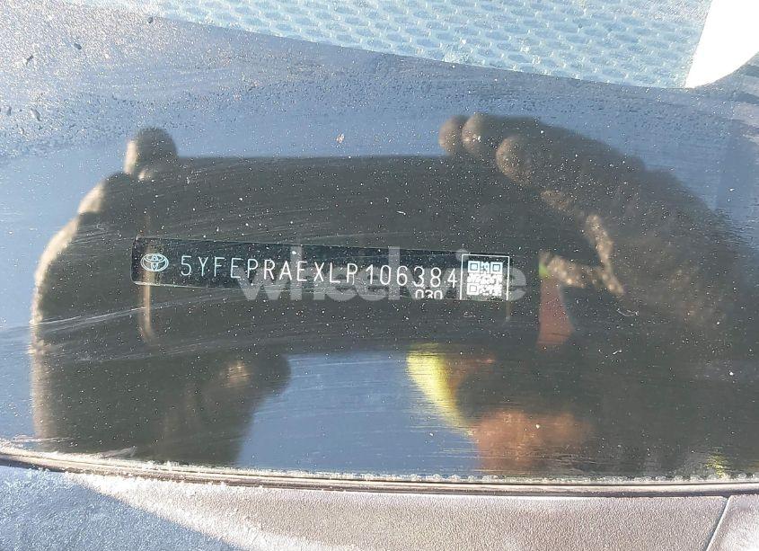 Photo 9 of 2020 Toyota Corolla LE (VIN 5YFEPRAEXLP106384)