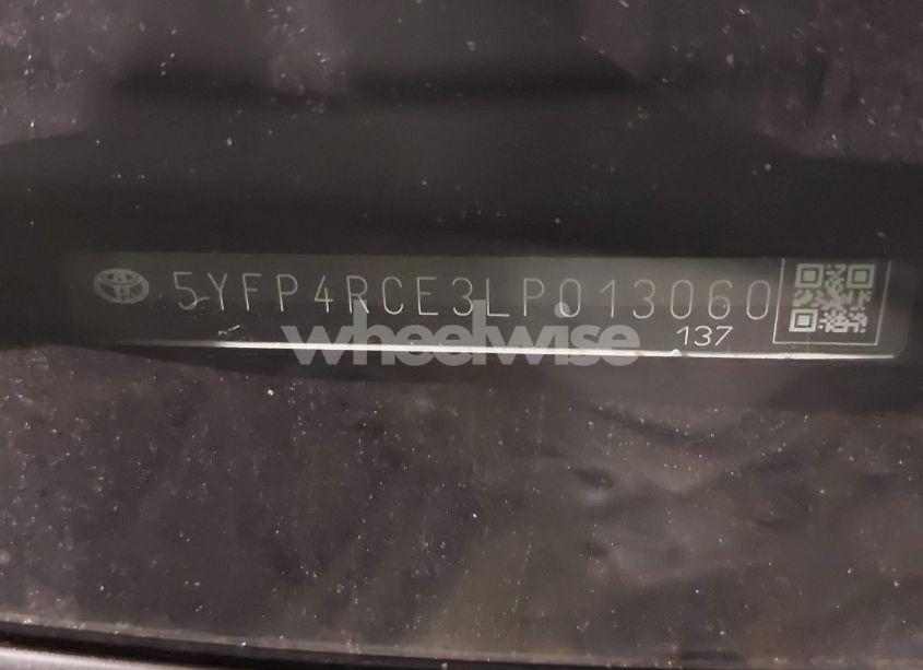 Photo 17 of 2020 Toyota Corolla SE (VIN 5YFP4RCE3LP013060)