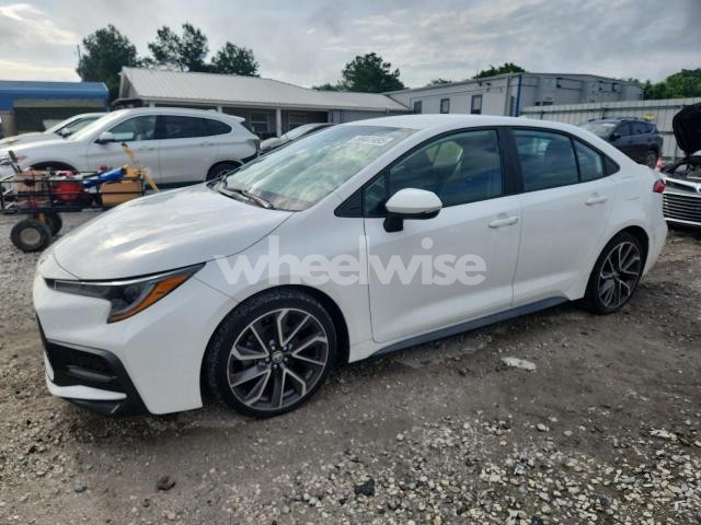 Photo 2 of 2021 TOYOTA COROLLA SE (VIN 5YFS4MCE1MP060523)